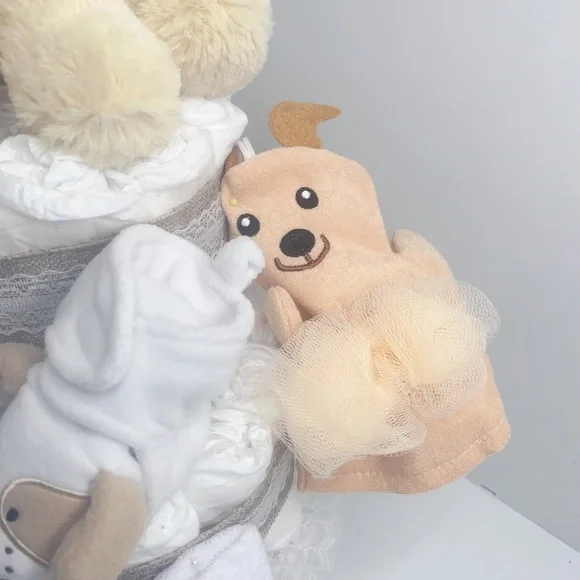 Puppy Diaper Cake